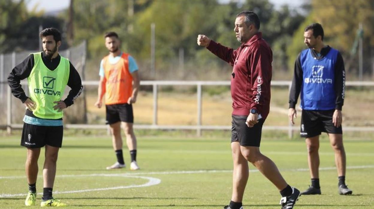 Germán Crespo durante una sesión de entrenamiento