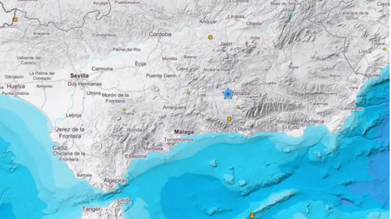 Un nuevo terremoto en Granada se deja notar en zonas cercanas a la capital