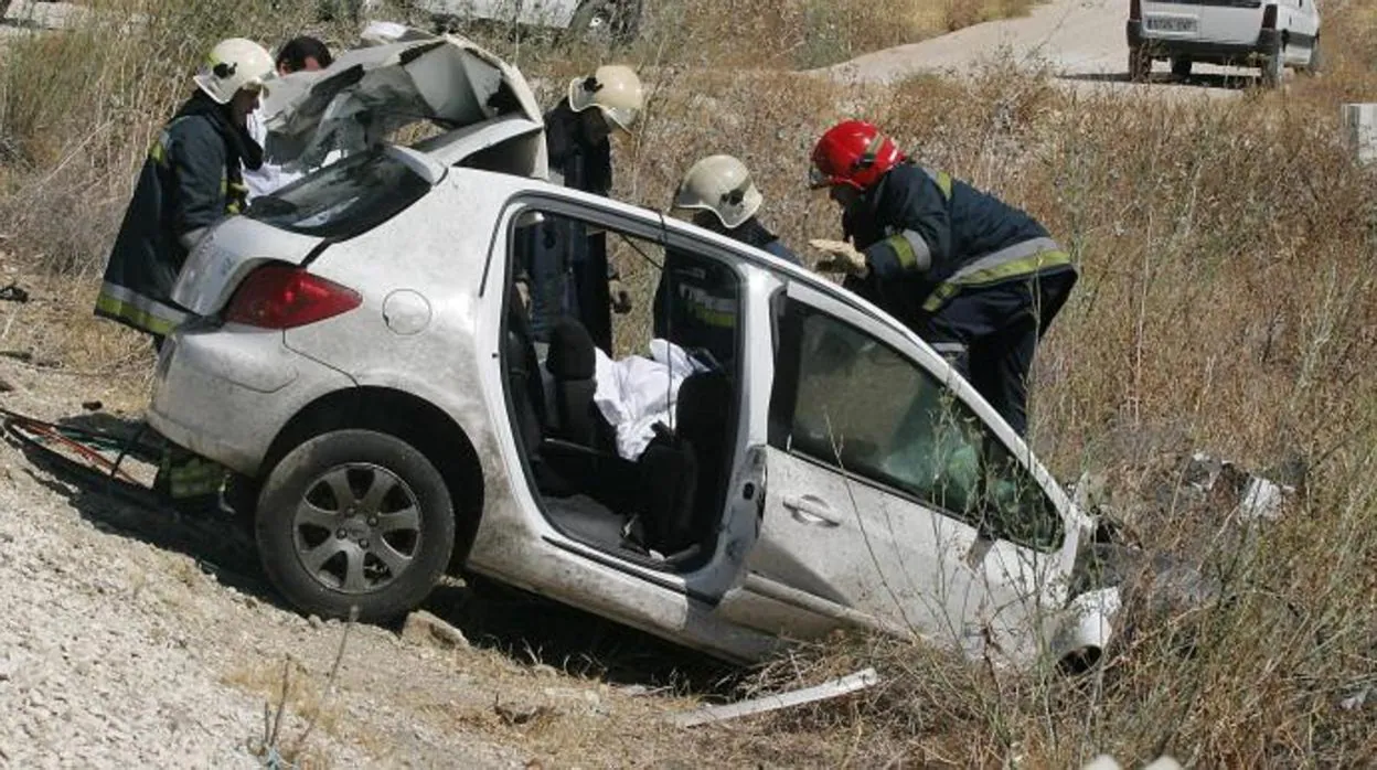 Imagen de archivo de un accidente en Andalucía