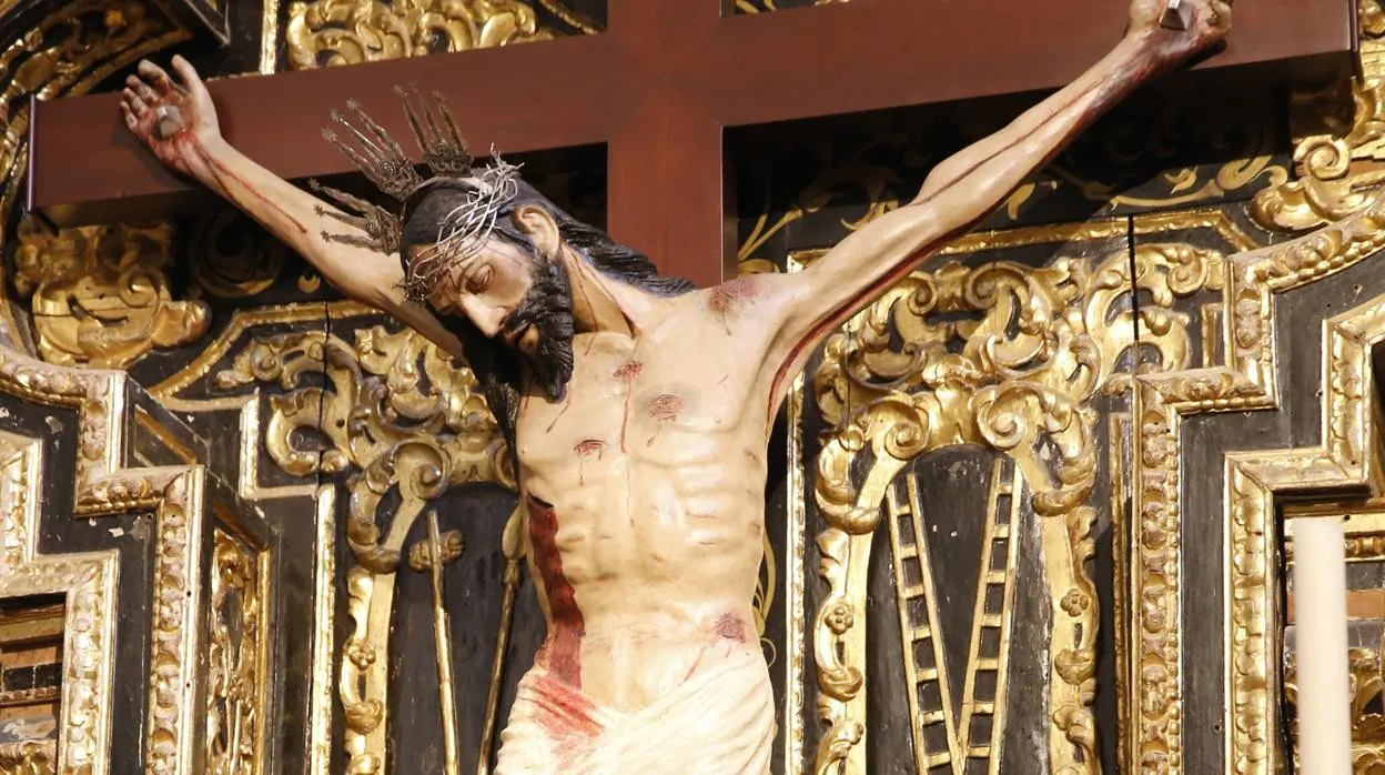 Imagen del Cristo de Zacatecas de Montilla que se puede ver actualmente en el Museo del Prado en una exposición