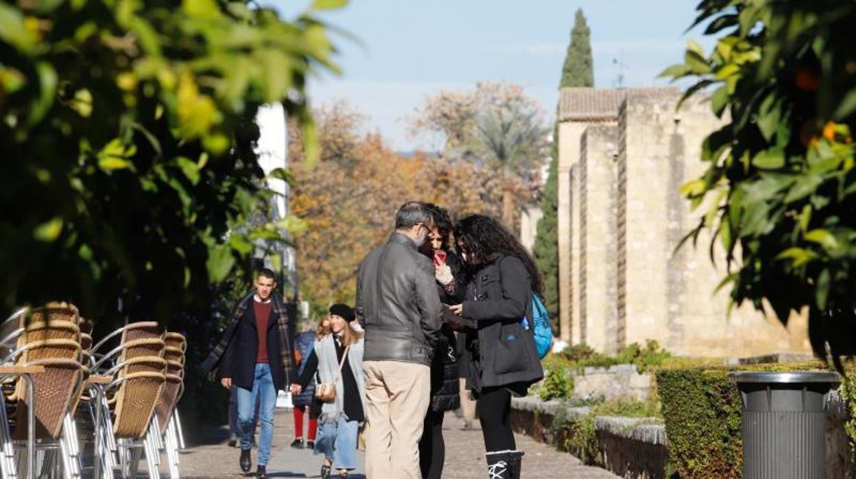 Turistas en Córdoba durante el puente de la Constitución