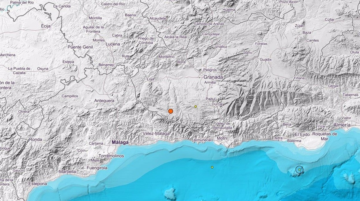 Un nuevo terremoto hace temblar a Granada en la madrugada de este martes