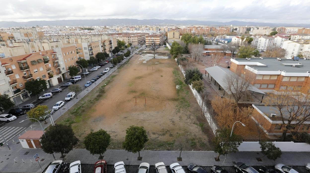 Solar de la calle Justo Urrutia en la que irá en equipamiento policial