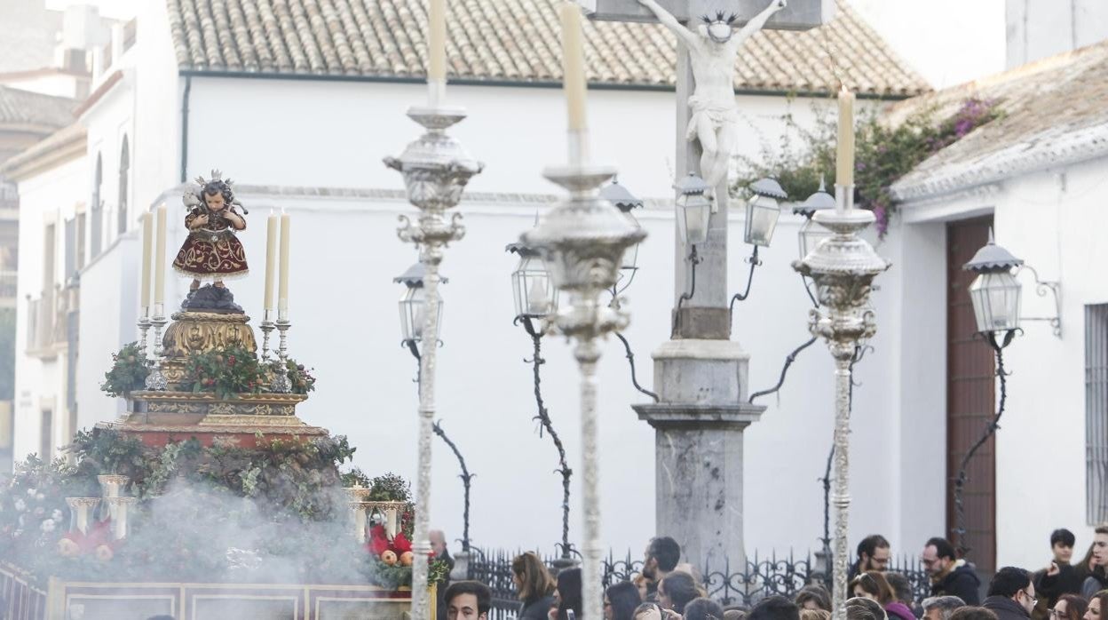 El Divino Pastorcillo, el 4 de enero de 2020, en la plaza de Capuchinos