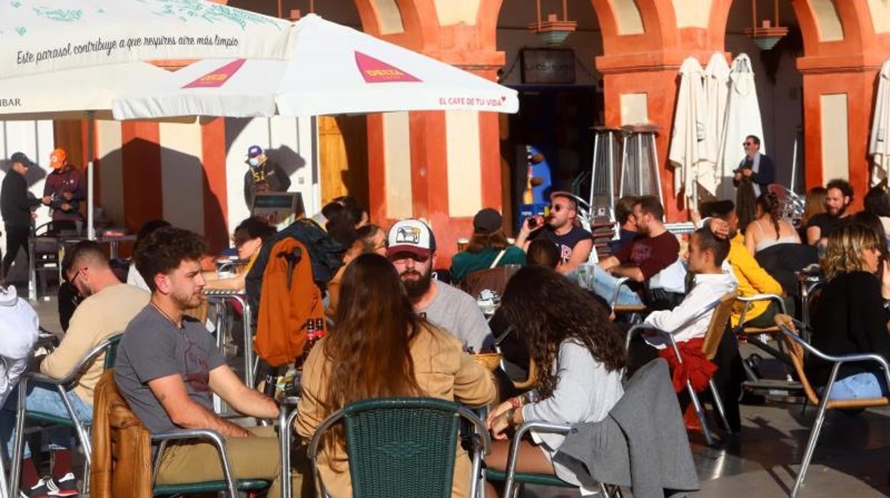 Plaza de la Corredera en Córdoba este pasado invierno