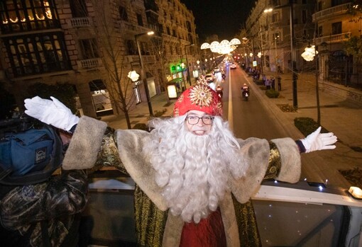 La cabalgata de Reyes Magos en Granada el pasado año