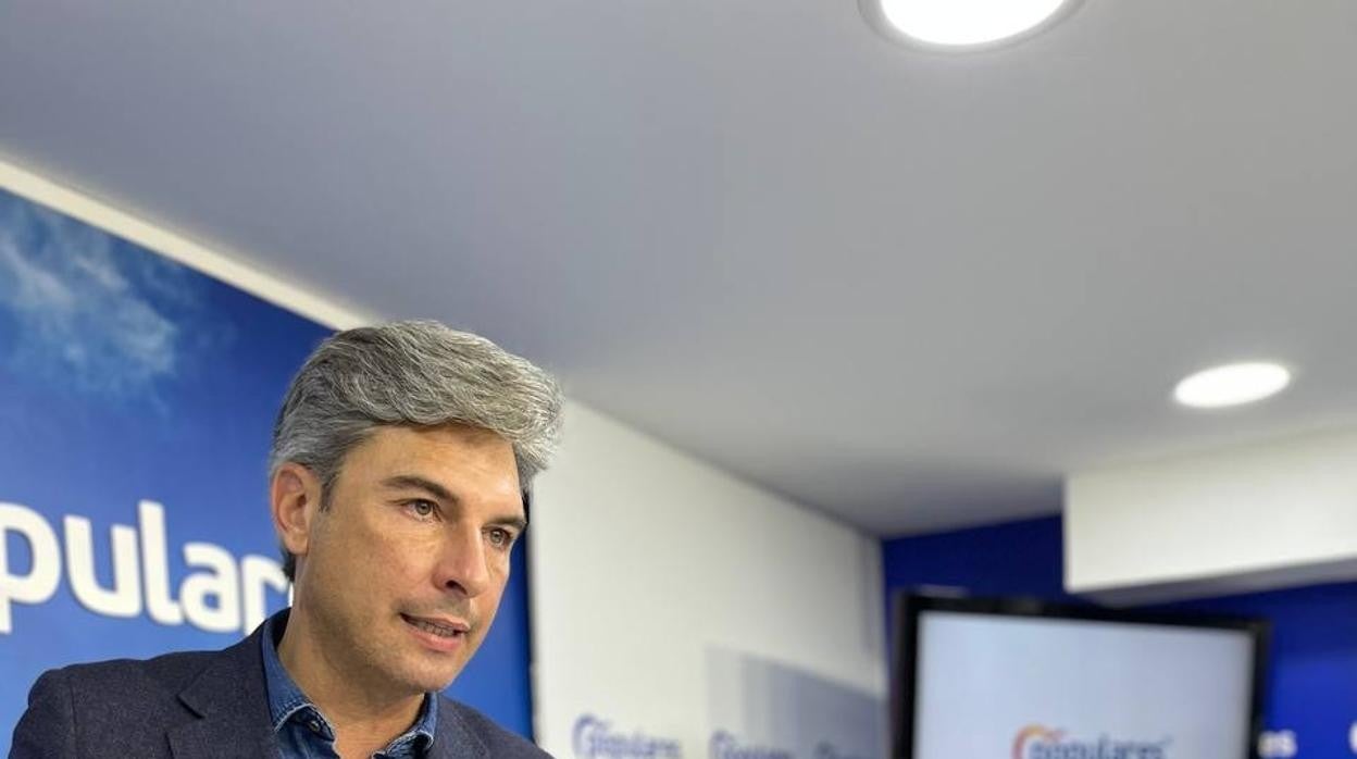 Andrés Lorite, en la rueda de prensa de hoy