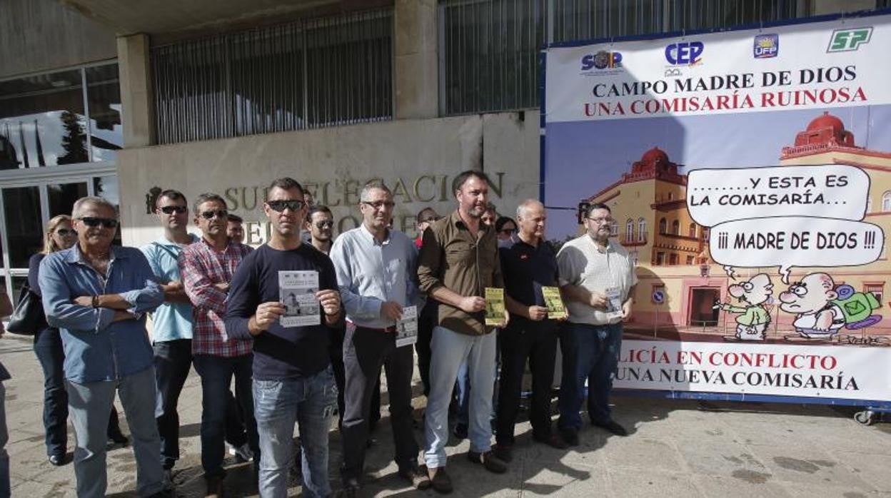 Imagen de archivo de una protesta de los sindicatos policiales en 2017 en Córdoba