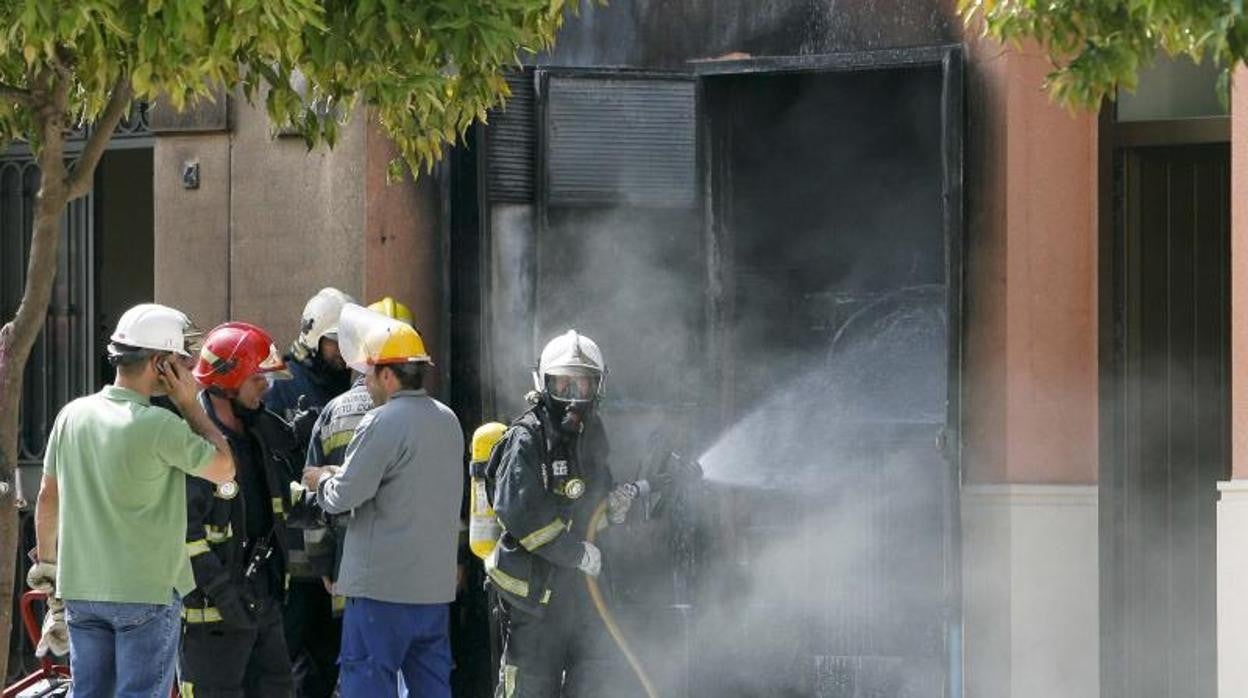 Imagen de archivo de los Bomberos de Córdoba en una intervención