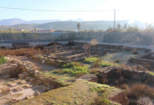 Imagen del yacimiento de la Villa del Mitra de Cabra