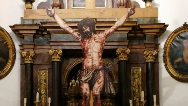 La hermandad Universitaria de Córdoba produce una copia de su Cristo para la Fundación Aguilar y Eslava