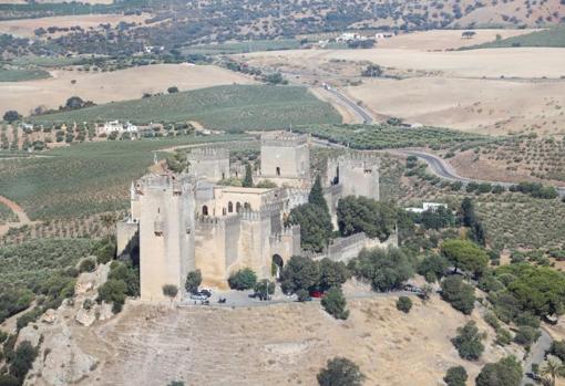 Vista aérea del Castillo de Almodóvar