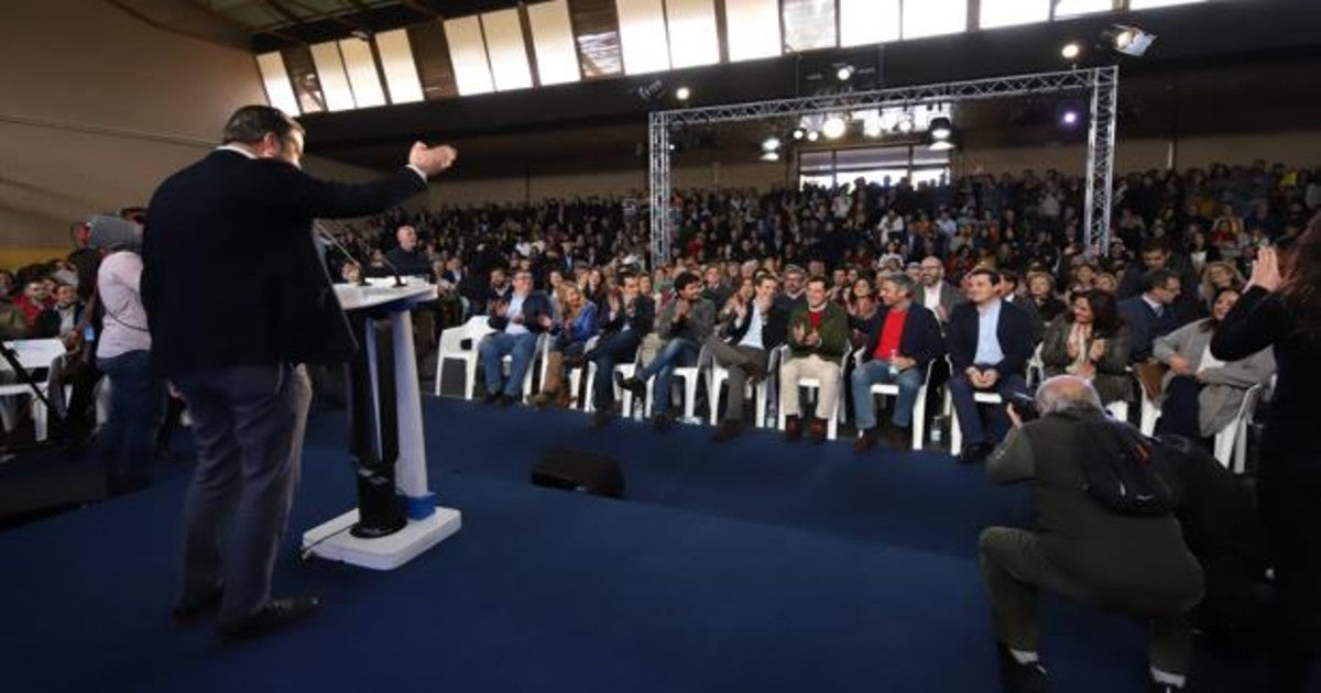 Mitin de Pablo Casado en Córdoba en abril de 2019