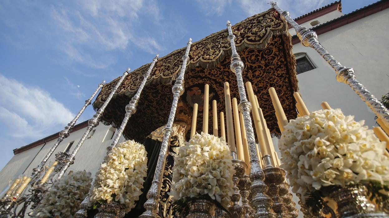 Palio de María Santísima de Gracia y Amparo, el Lunes Santo de 2019