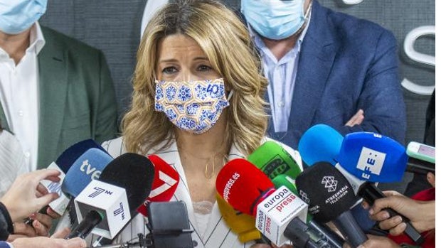 Yolanda Díaz explora la unidad de la izquierda en Andalucía pero no concurrirá a las autonómicas