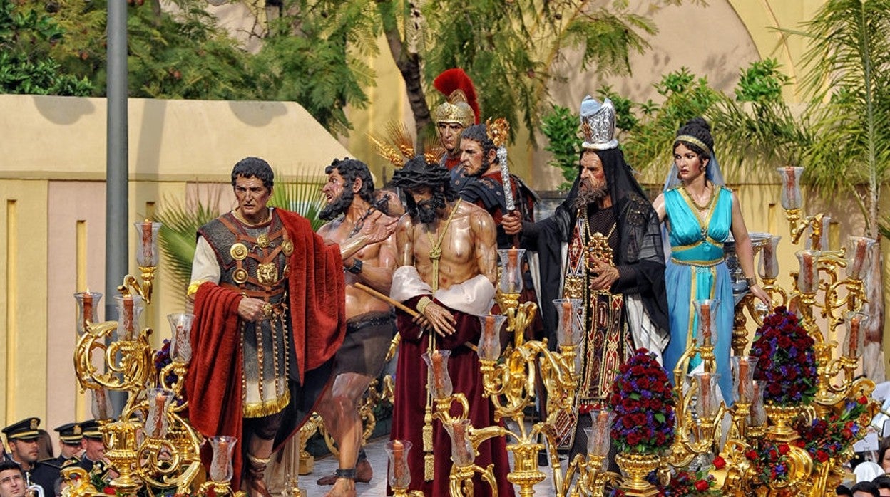 Santísimo Cristo de la Humildad (Ecce Homo), una de las imágenes que participan en el vía crucis