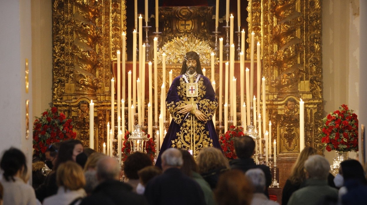 El Señor Rescatado, en veneración en su capilla