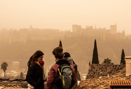 Imagen de la Alhambra este martes