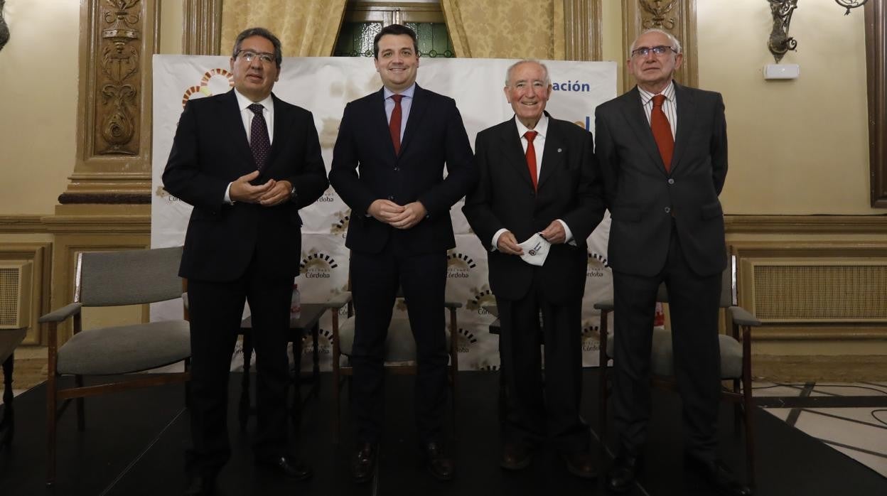 José María Bellido momentos antes de su intervención en el Foro 'Amador Jover'