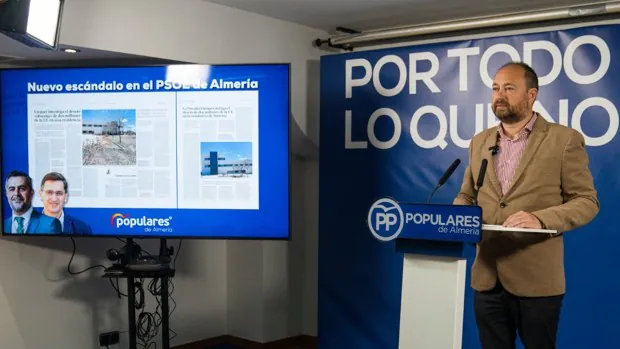 El PP exige medidas al PSOE por los casos de corrupción del partido en la provincia de Almería