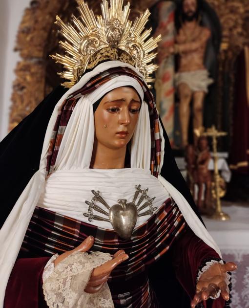 La Virgen de los Dolores de Santaella, vestida de hebrea