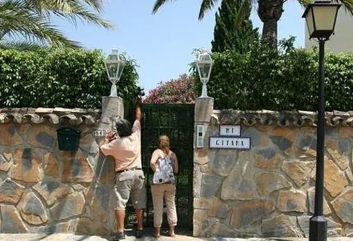 Puerta del chalet 'Mi Gitana' de Pantoja, ya desaparecido