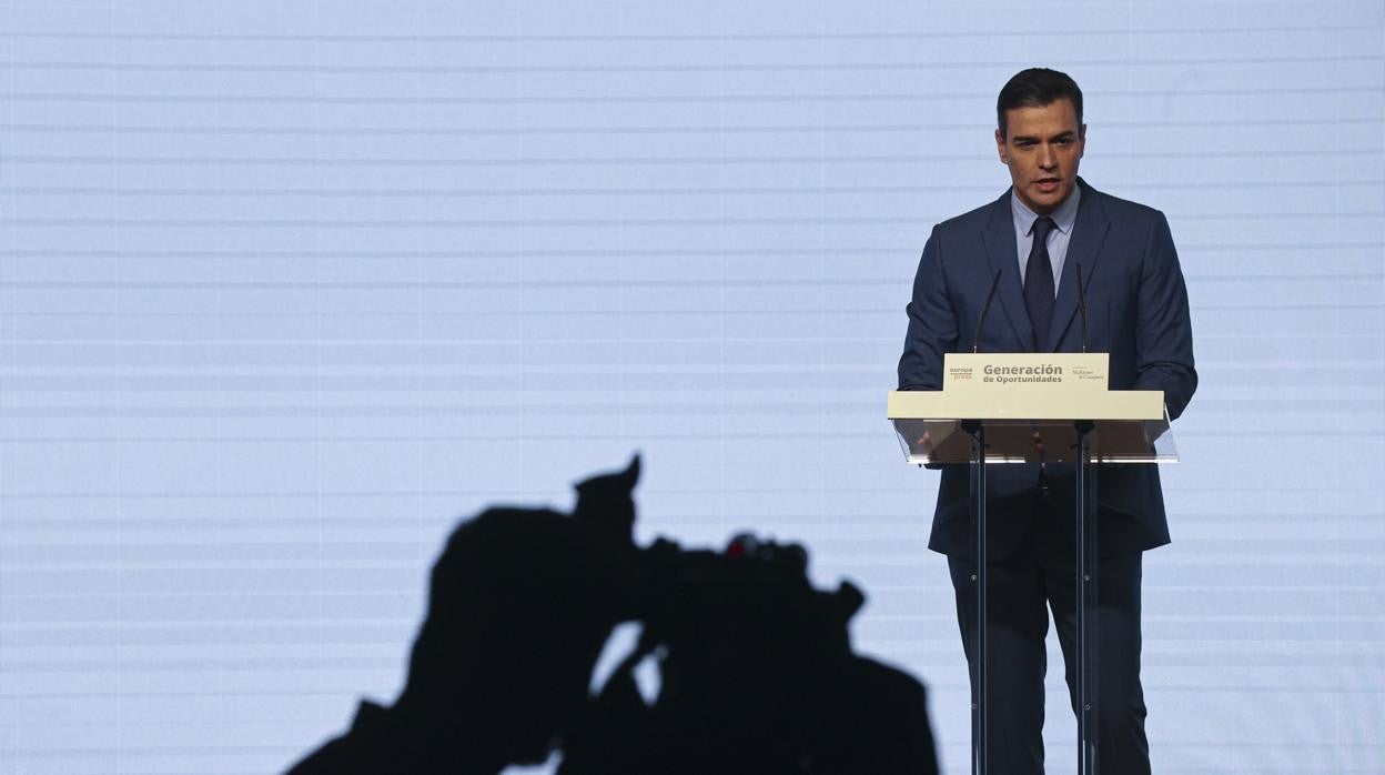 El presidente del Gobierno, Pedro Sánchez