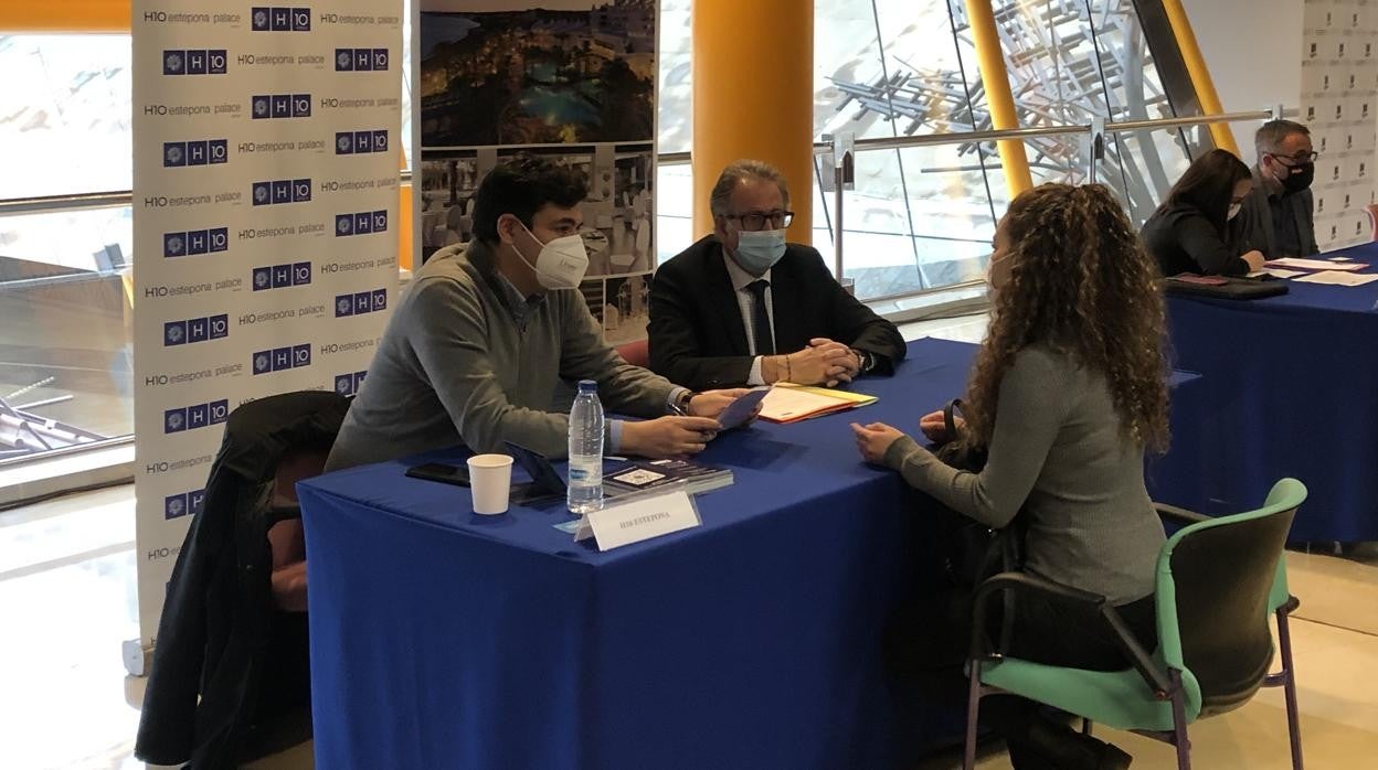 Una de las entrevistas que se llevaron a cabo durante la jornada