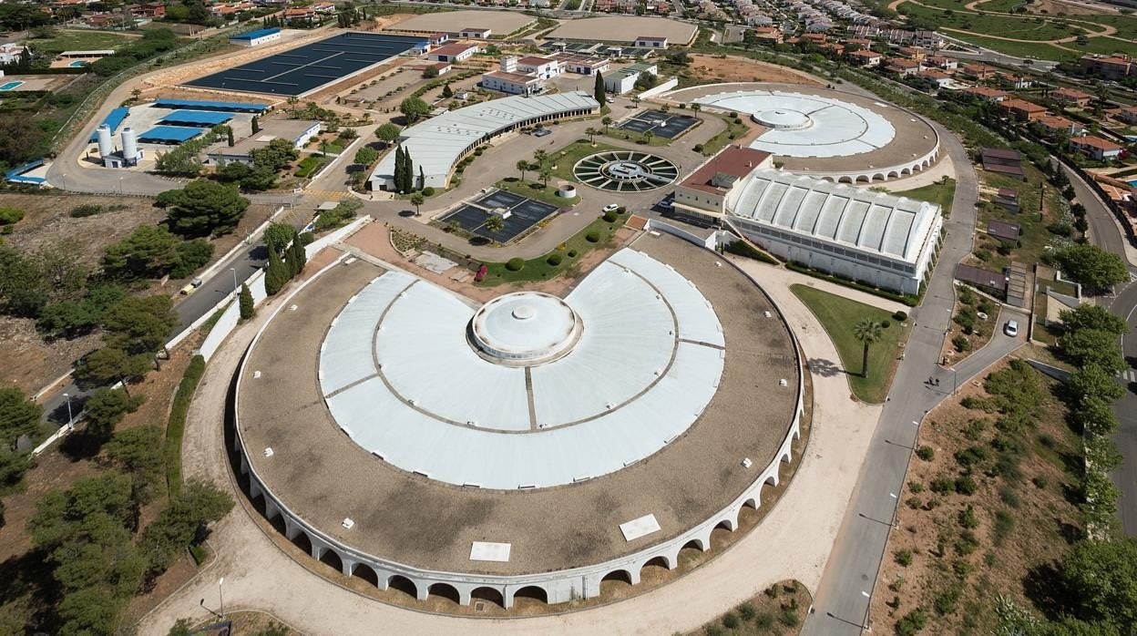 Vista panorámica de la estación de tratamiento de aguas de Villa Azul en Córdoba