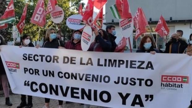 Las negociaciones del convenio de la limpieza en Córdoba se suspenden y el sector vaticina nuevos paros
