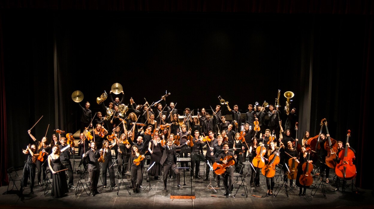 Los componentes de la Joven Orquesta de Córdoba