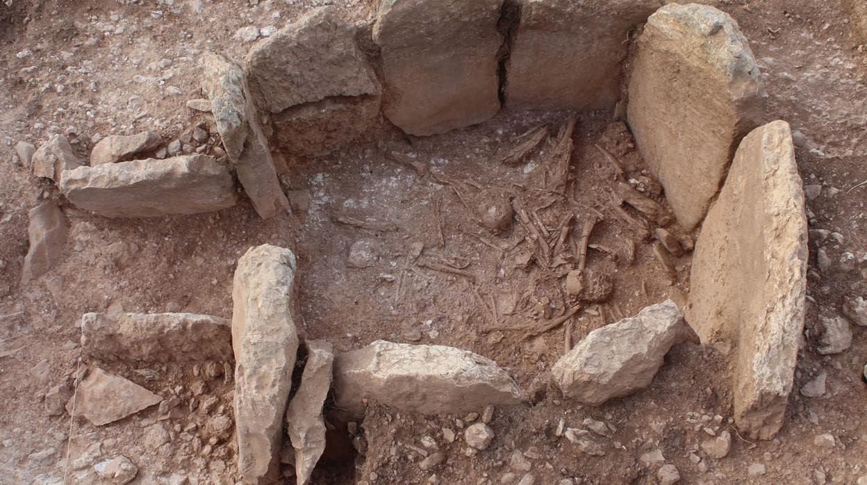 Imagen de los restos encontrados por los arqueólogos de la Universidad de Granada en Panoría