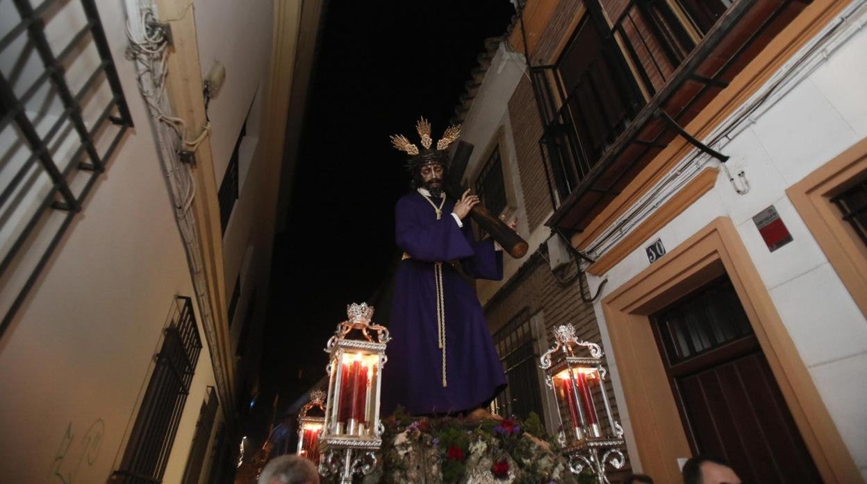 Nuestro Padre Jesús del Soberano Poder, en su vía crucis de 2019