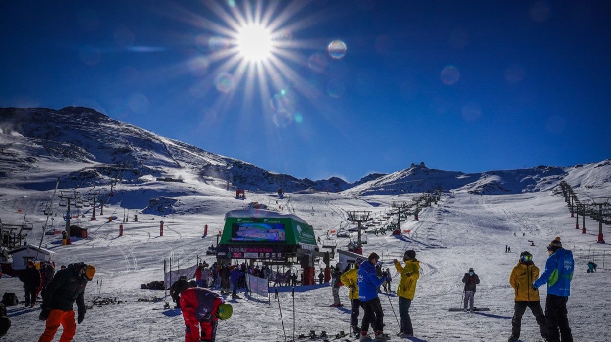 Pistas de la estación de esquí de Sierra Nevada