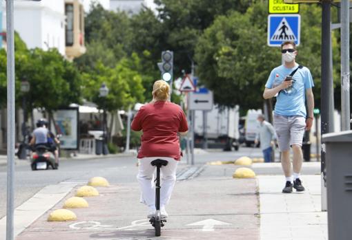 Patinete en La Ribera