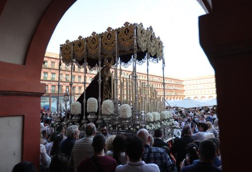 La Virgen de la Candelaria en La Corredera