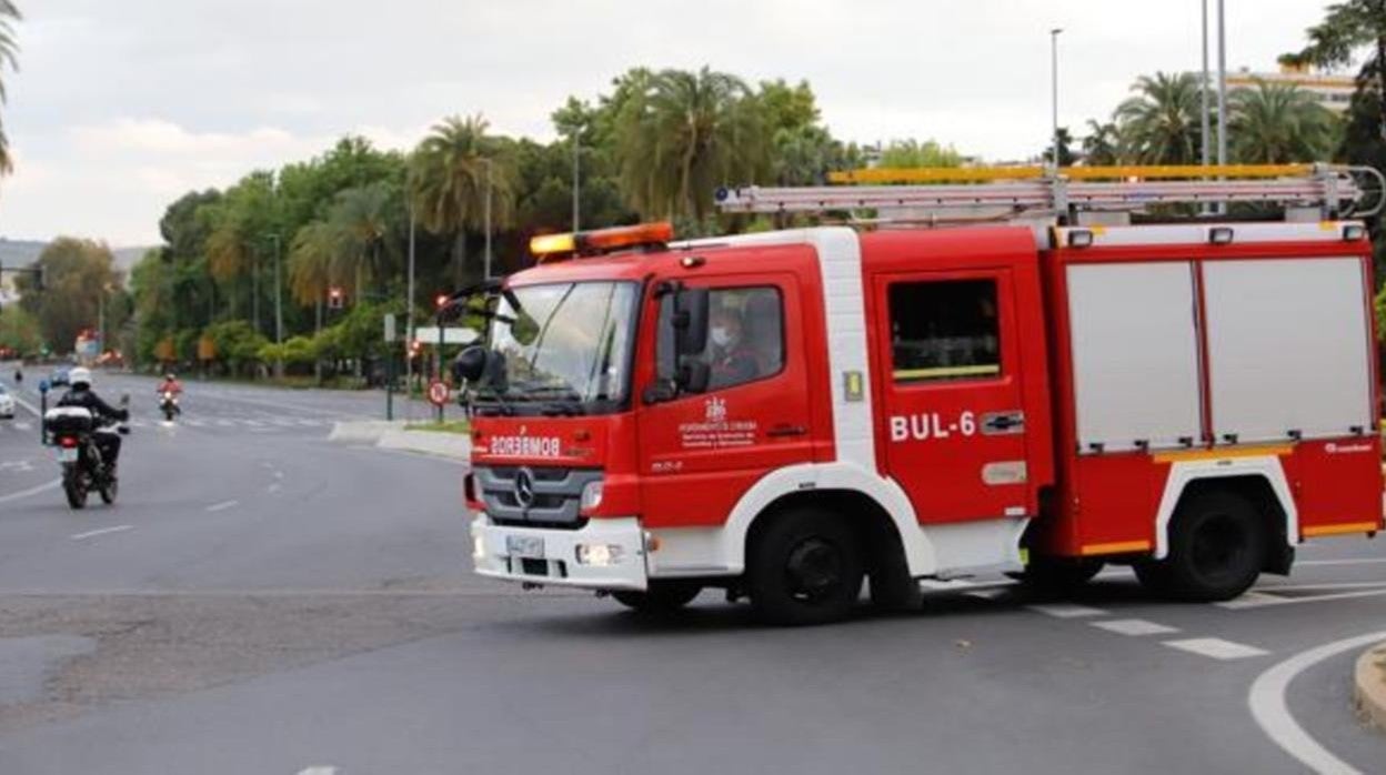 Los bomberos en una imagen de archivo