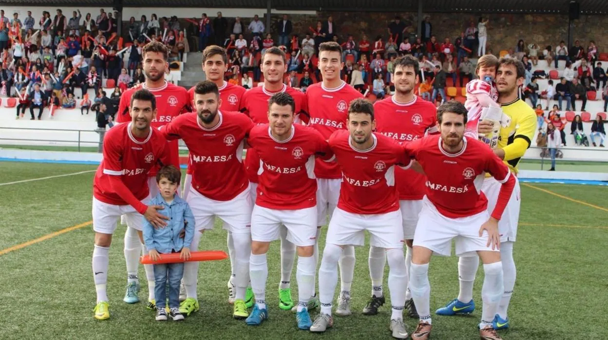 Alineación del histórico Atlético Espeleño de la temporada 2015-2016