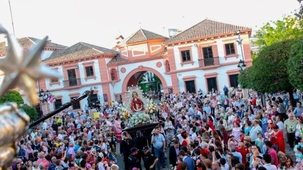 Suspenden la recepción de las cofradías de la Virgen de la Cabeza por la posibilidad de lluvia en Andújar