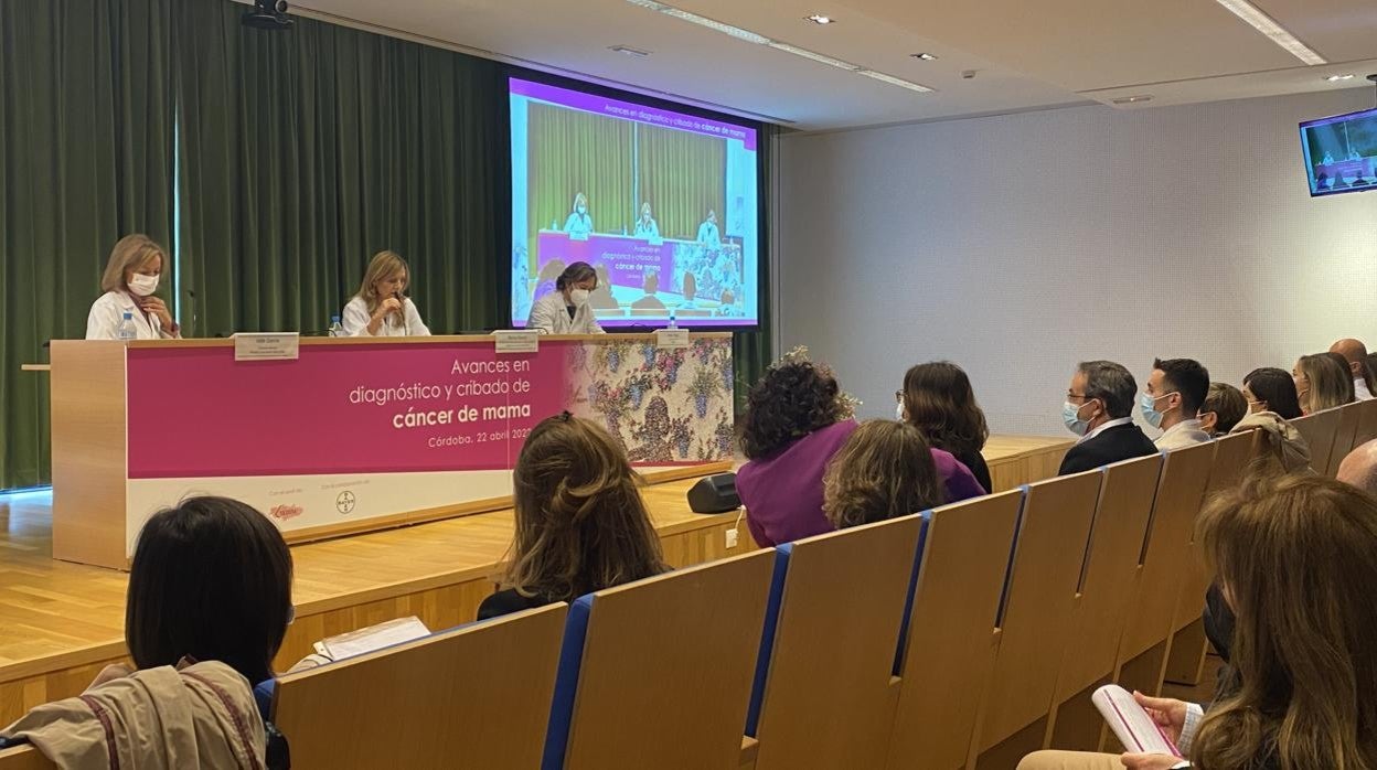 Un momento de la inauguración de las jornadas sobre avanves en el diagnóstico del cáncer de mama