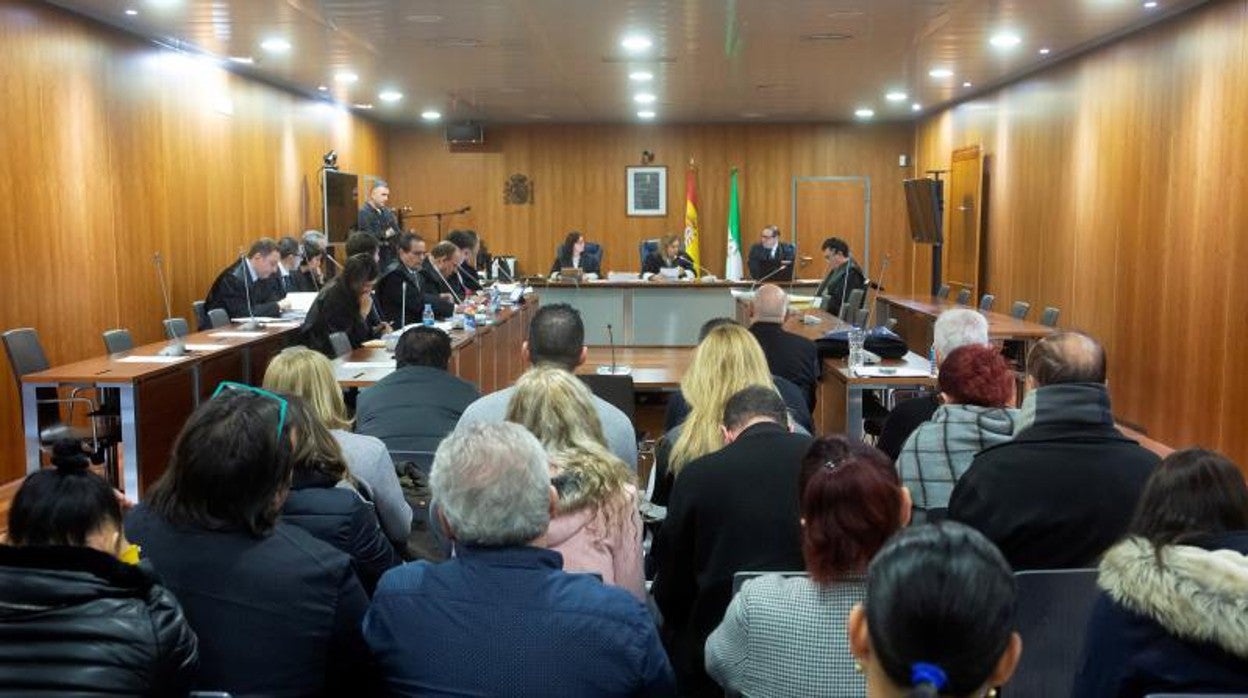 Vista general de la sala en la Audiencia Provincial de Málaga