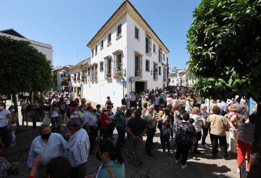 Visitantes en Córdoba durante la presente edición del Festival de Patios