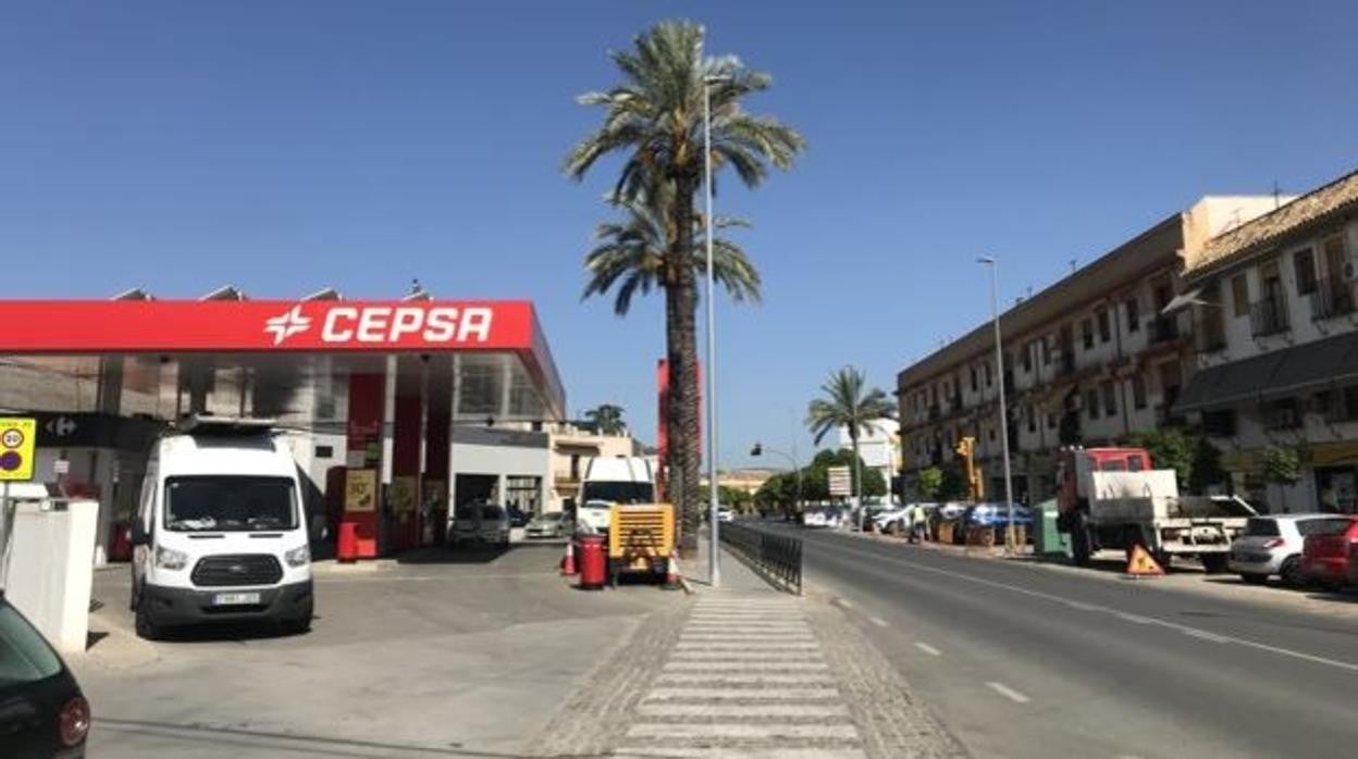 Gasolinera en la que se produjo el suceso