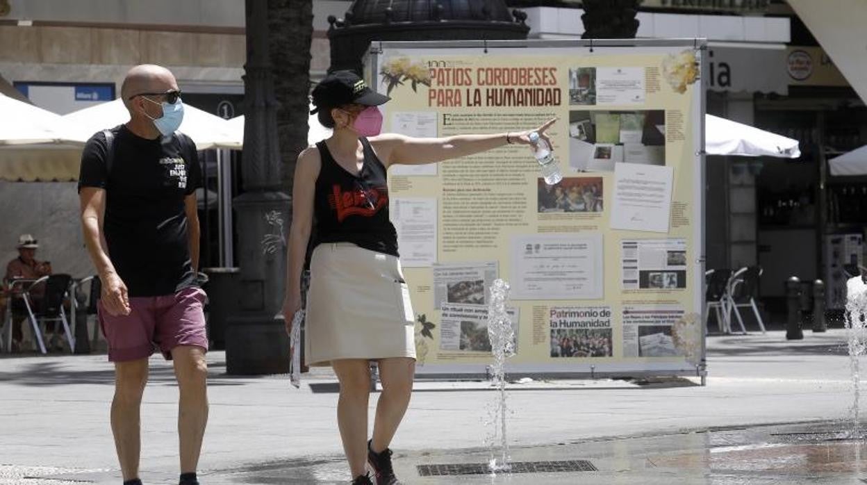 Turistas en Córdoba en mayo del año pasado