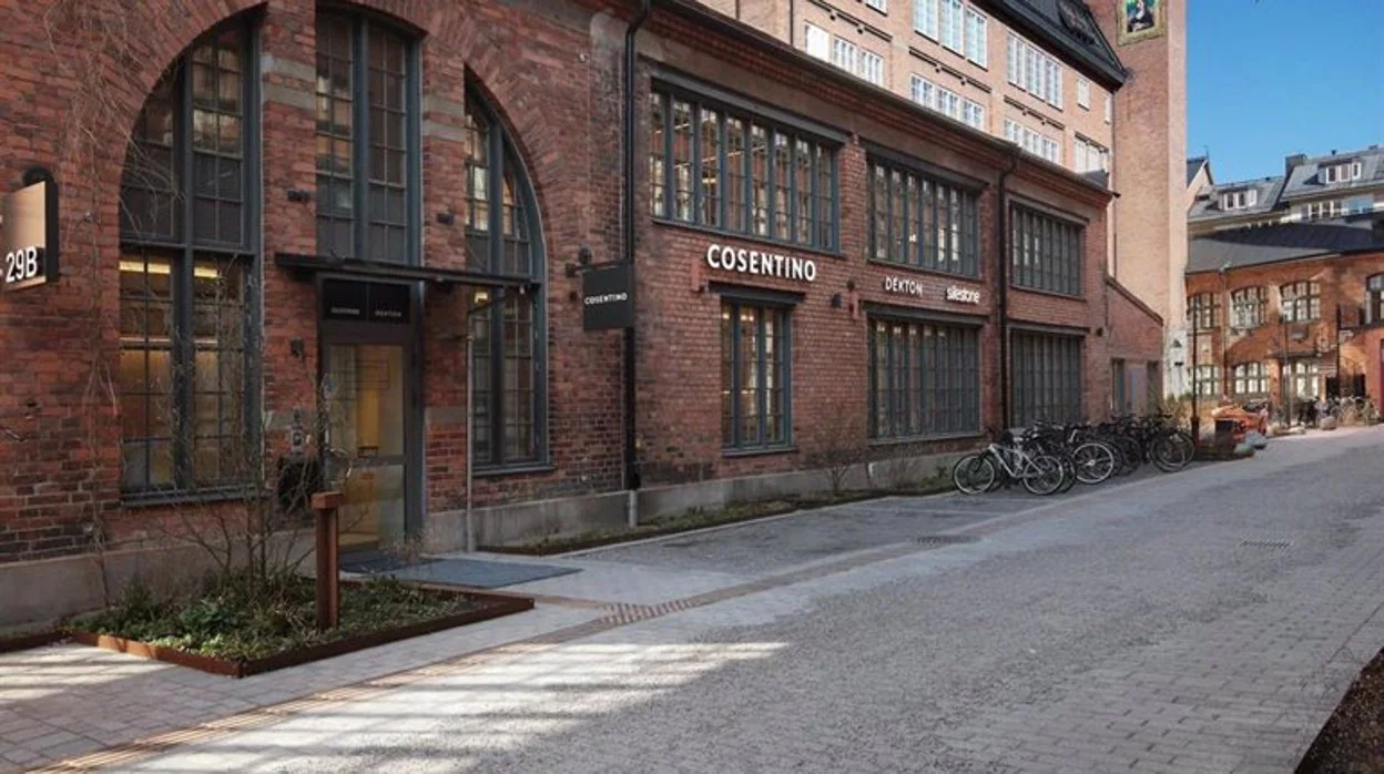 Imagen del salón de exposiciones de Cosentino en Estocolmo