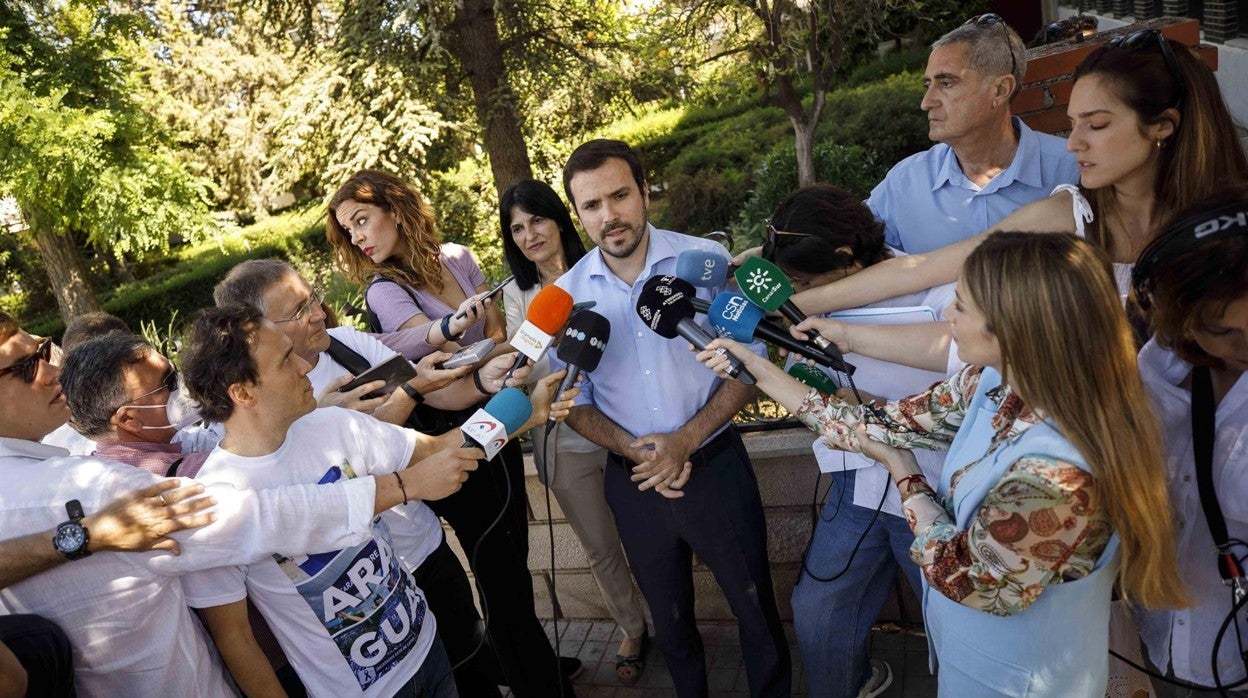 Alberto Garzón, ministro de Consumo este viernes en Granada