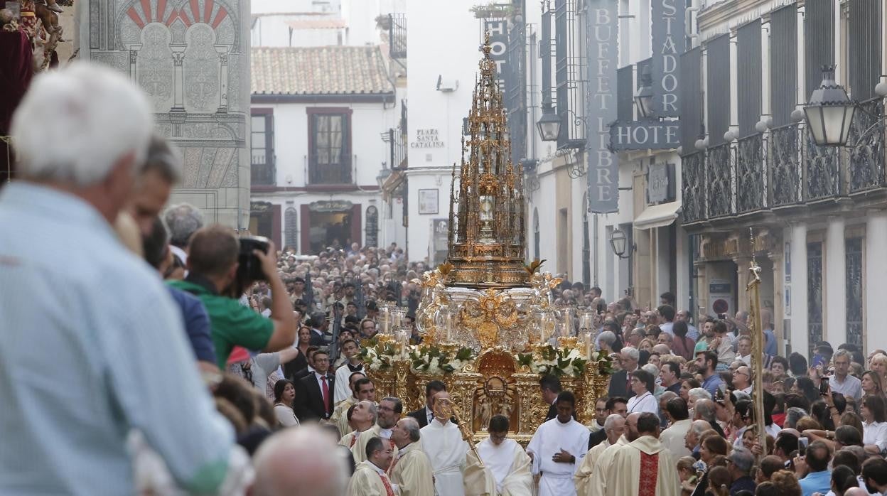 Procesión del Corpus Christi de Córdoba en el año 2019