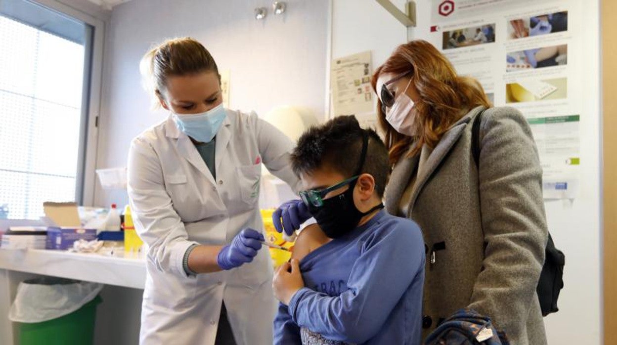 Vacunación de niños de 9 a 11 años contra el Covid en el Centro de Salud del Sector Sur de Córdoba