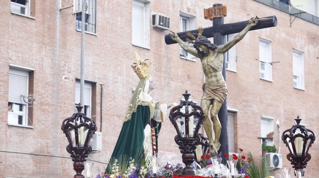 El Cristo de la Piedad de Palmeras, el pasado Miércoles Santo