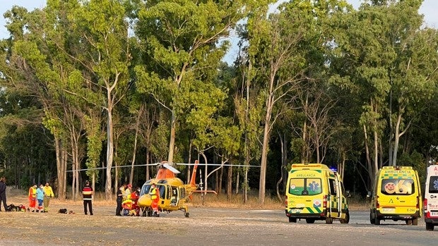 Tres bomberos heridos en el incendio de Pujerra, que obliga a desalojar a 60 personas de Benahavís